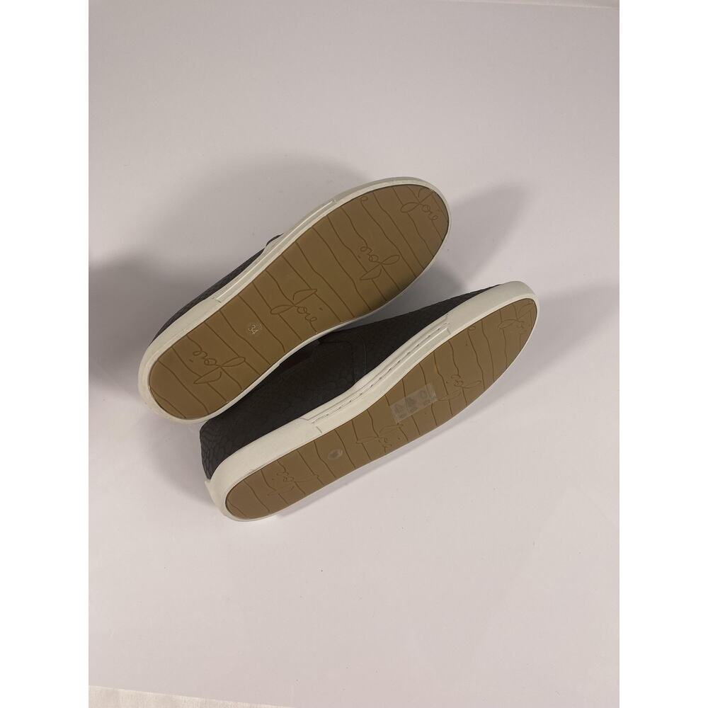 Joie Kidmore Shoes kidmore SZ 34 Black Embossed Slip On Sneakers Casual Comfort - Picture 5 of 9